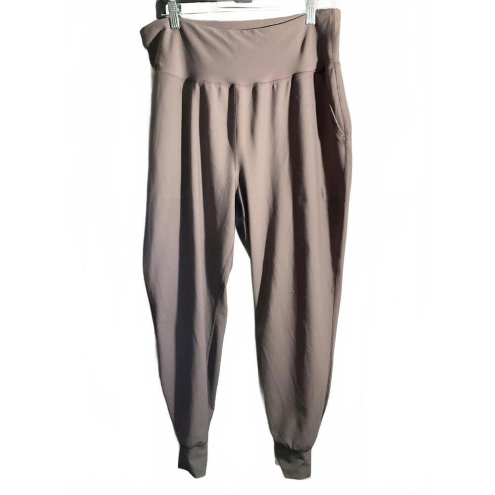 Old Navy Powdersoft High-Waisted Women's Activewear Joggers Taupe XL